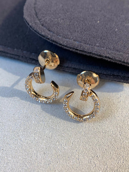 [Perla Lux]JUSTE EARRINGS GOLD DIAMONDS