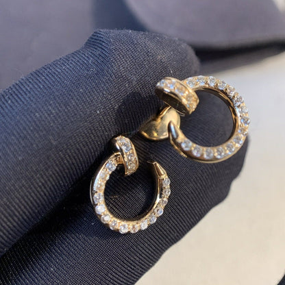 [Perla Lux]JUSTE EARRINGS GOLD DIAMONDS