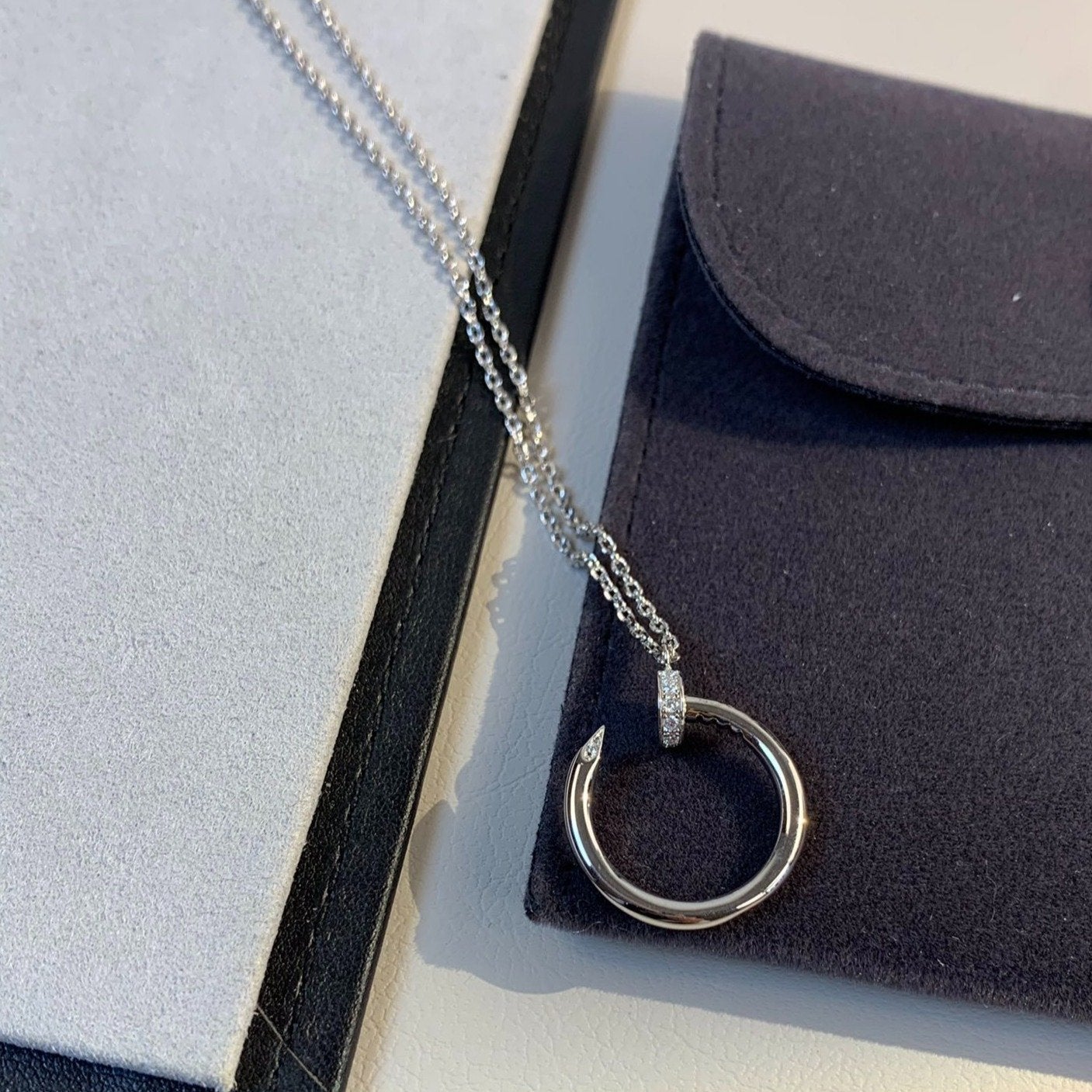 [Perla Lux]JUSTE NECKLACE SILVER