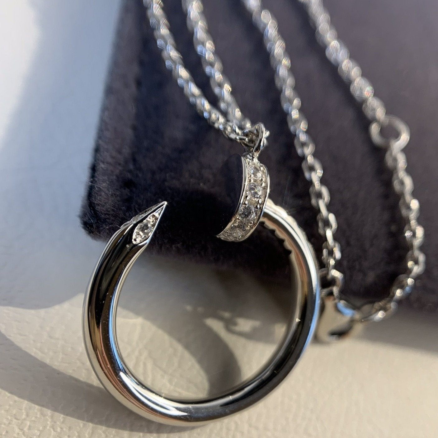 [Perla Lux]JUSTE NECKLACE SILVER