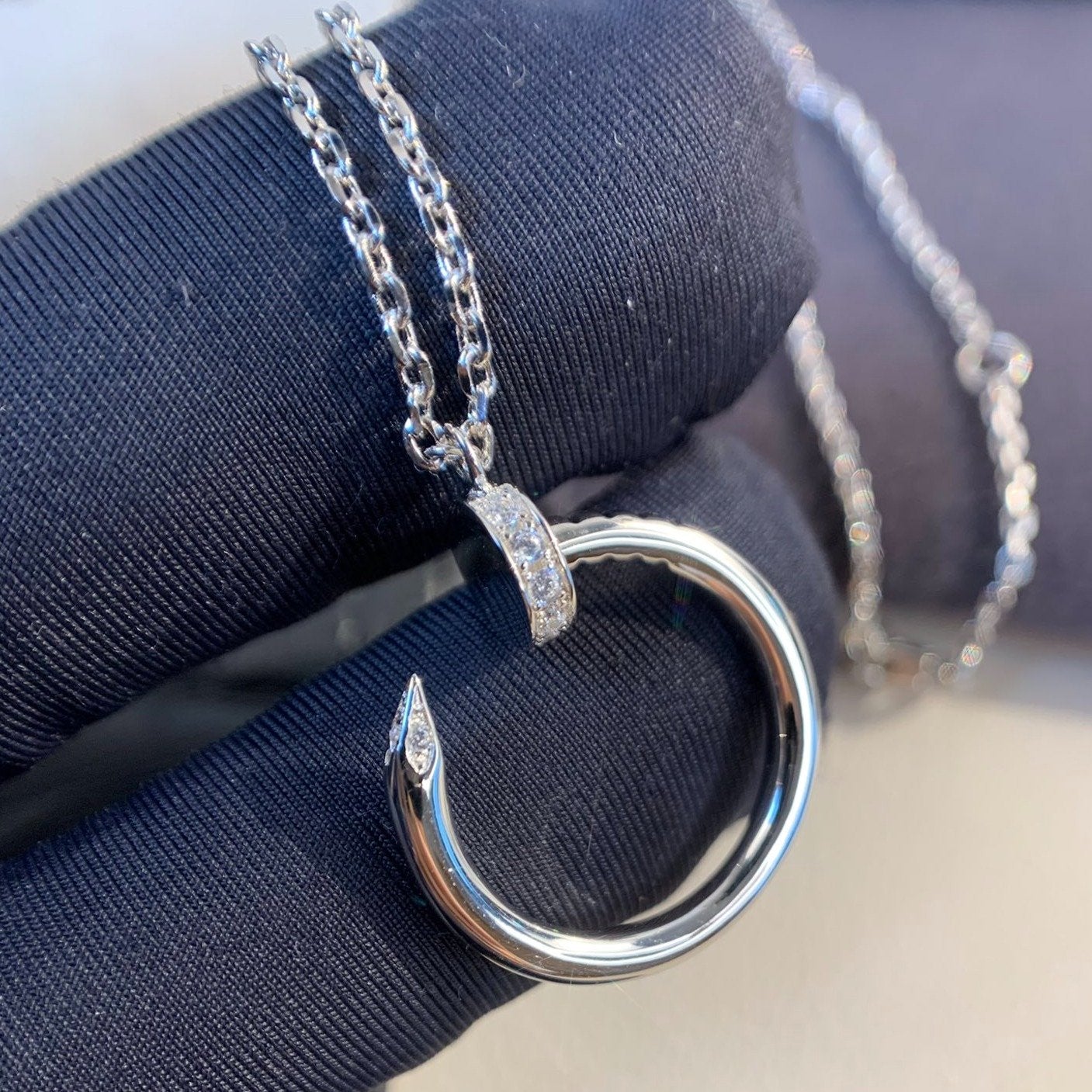 [Perla Lux]JUSTE NECKLACE SILVER