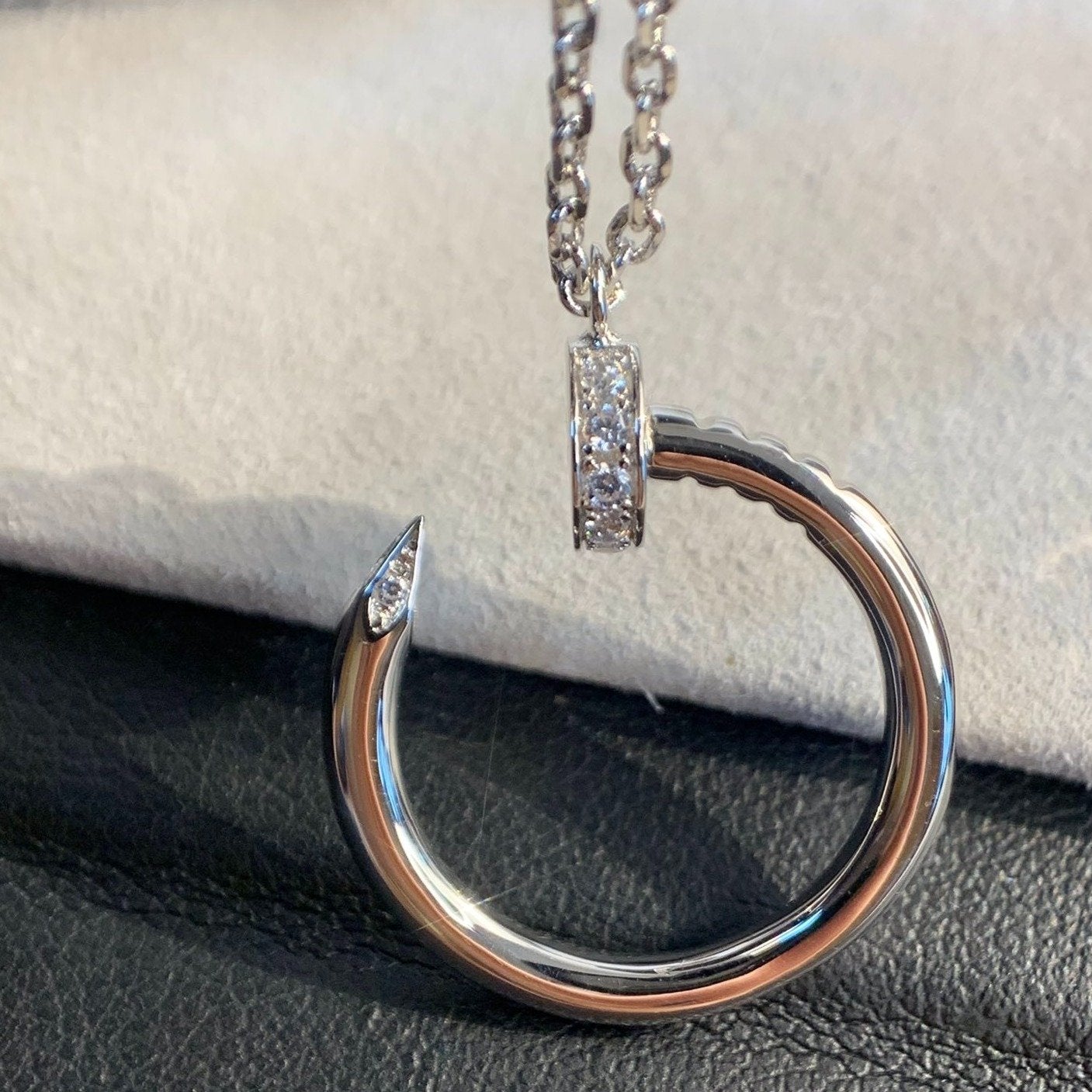 [Perla Lux]JUSTE NECKLACE SILVER
