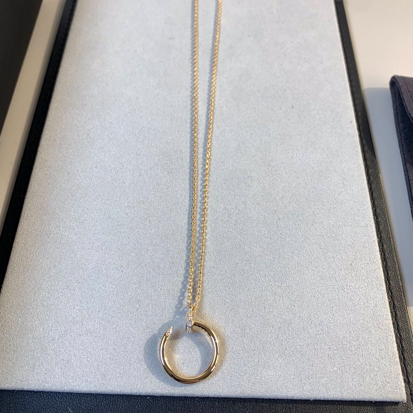 [Perla Lux]JUSTE NECKLACE PINK GOLD