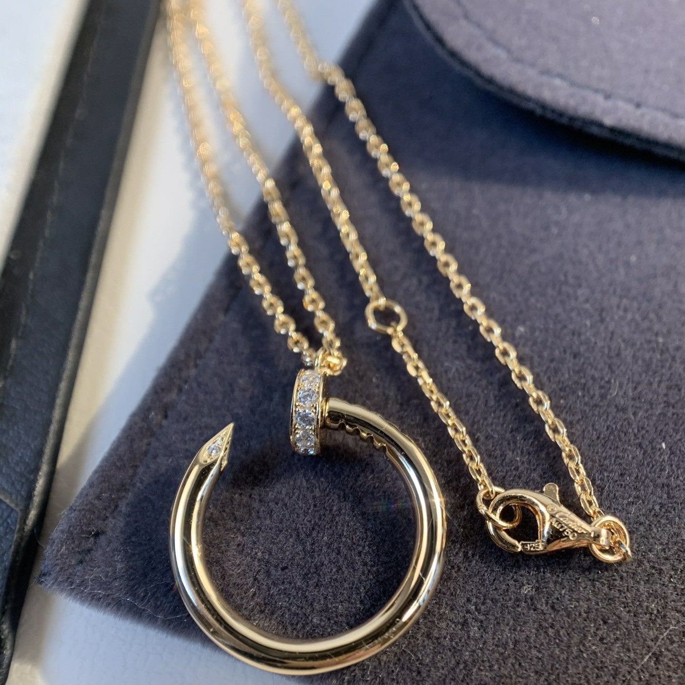 [Perla Lux]JUSTE NECKLACE PINK GOLD