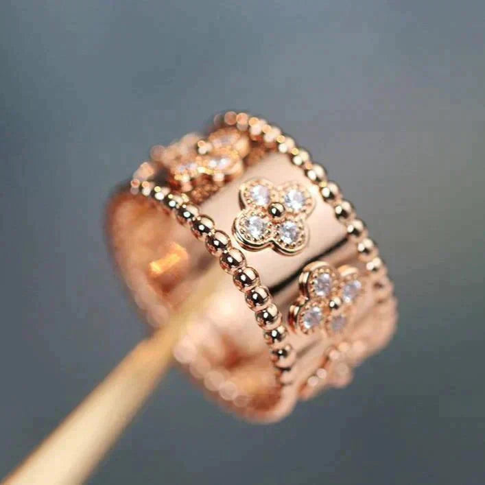 [Perla Lux]CLOVER KALEIDOSCOPE RING 10MM