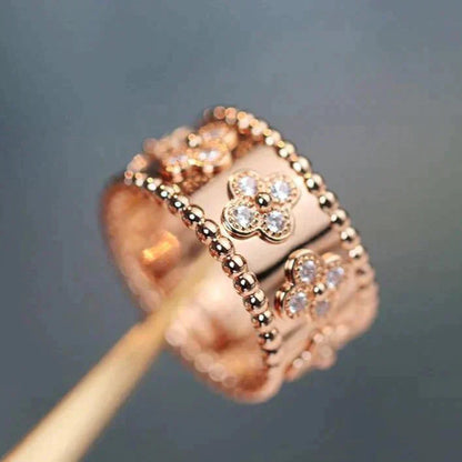 [Perla Lux]CLOVER KALEIDOSCOPE RING 10MM