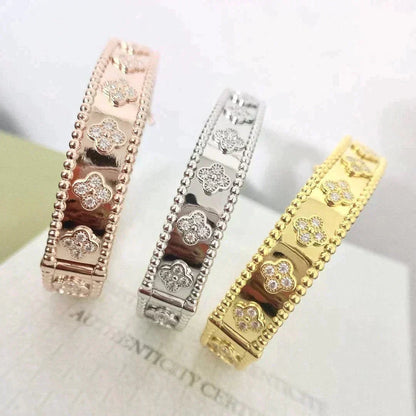 [Perla Lux]CLOVER BRACELET 8MM DIAMONDS