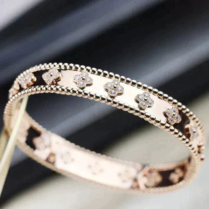[Perla Lux]CLOVER BRACELET 8MM DIAMONDS