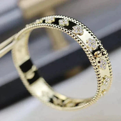 [Perla Lux]CLOVER BRACELET 8MM DIAMONDS