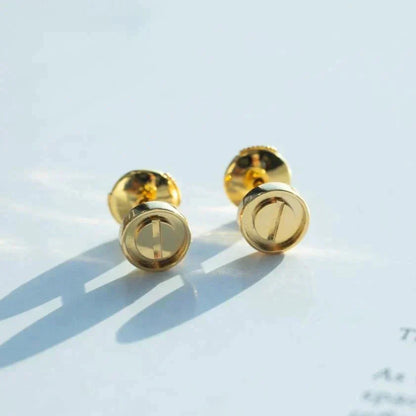 [Perla Lux]LOVE EARRINGS GOLD 10MM