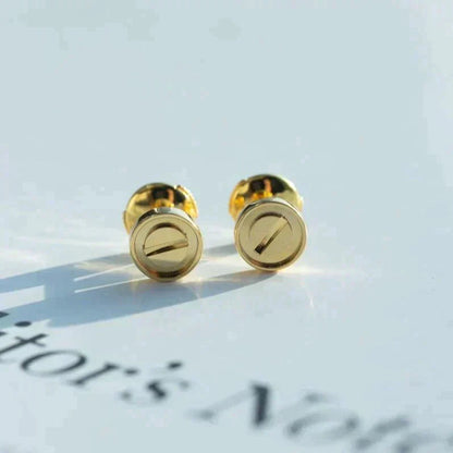 [Perla Lux]LOVE EARRINGS GOLD 10MM