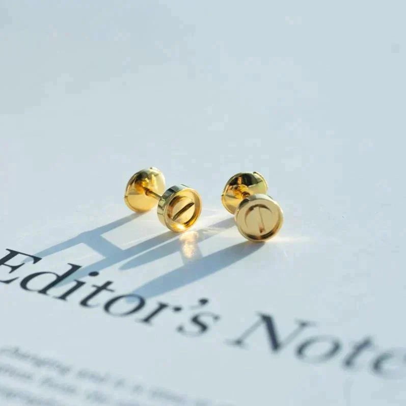 [Perla Lux]LOVE EARRINGS GOLD 10MM