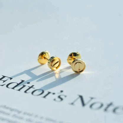 [Perla Lux]LOVE EARRINGS GOLD 10MM