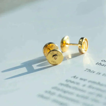[Perla Lux]LOVE EARRINGS GOLD 10MM