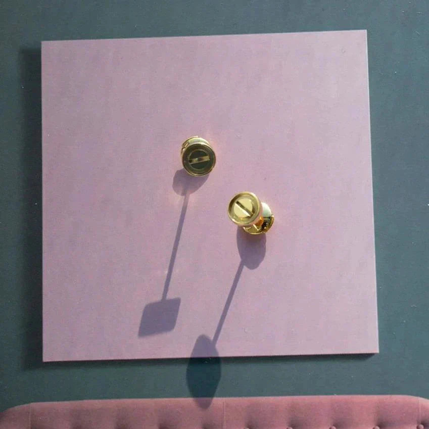 [Perla Lux]LOVE EARRINGS GOLD 10MM