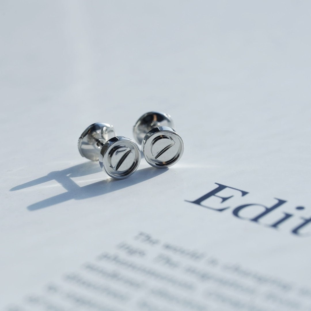 [Perla Lux]LOVE EARRINGS SILVER 10MM