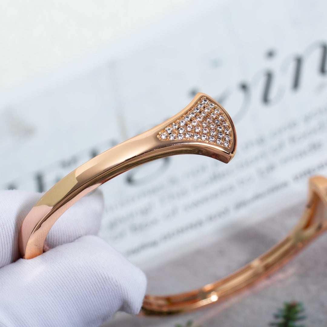 [Perla Lux]DREAM BRACELET OPEN PINK GOLD MOP DIAMOND