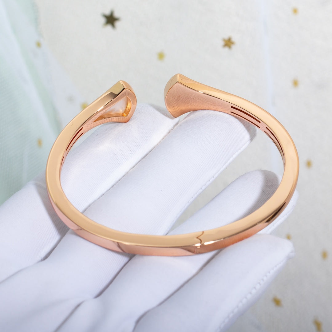 [Perla Lux]DREAM BRACELET OPEN PINK GOLD MOP DIAMOND