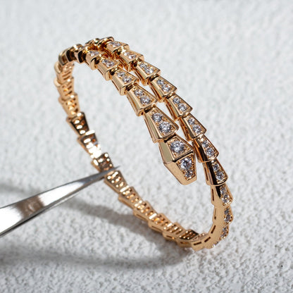 [Perla Lux]SERPENTI BRACELET 6.8MM PINK GOLD DIAMOND