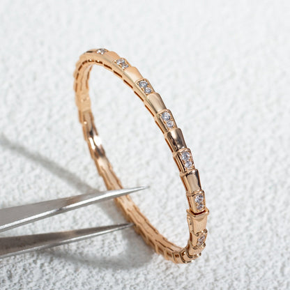 [Perla Lux]SERPENTI SMALL BRACELET PINK GOLD DIAMOND
