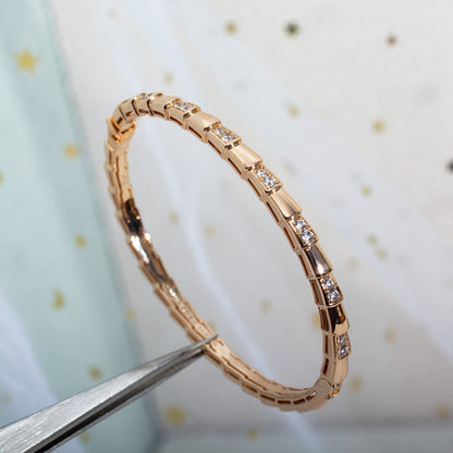 [Perla Lux]SERPENTI BRACELET PINK GOLD DIAMOND