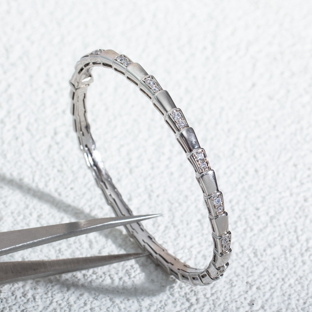 [Perla Lux]SERPENTI BRACELET SILVER DIAMOND