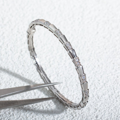 [Perla Lux]SERPENTI BRACELET SILVER DIAMOND