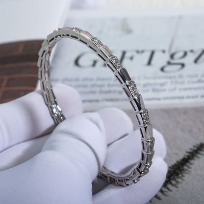 [Perla Lux]SERPENTI BRACELET SILVER DIAMOND