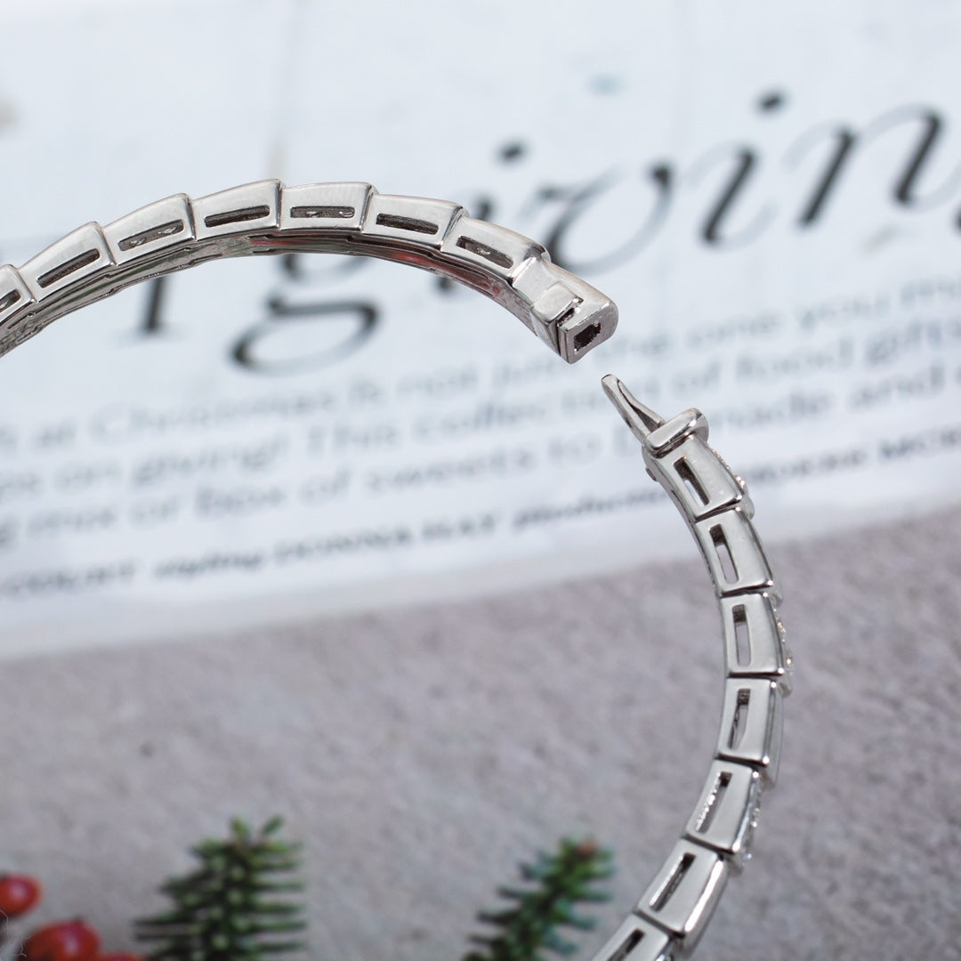 [Perla Lux]SERPENTI BRACELET SILVER DIAMOND