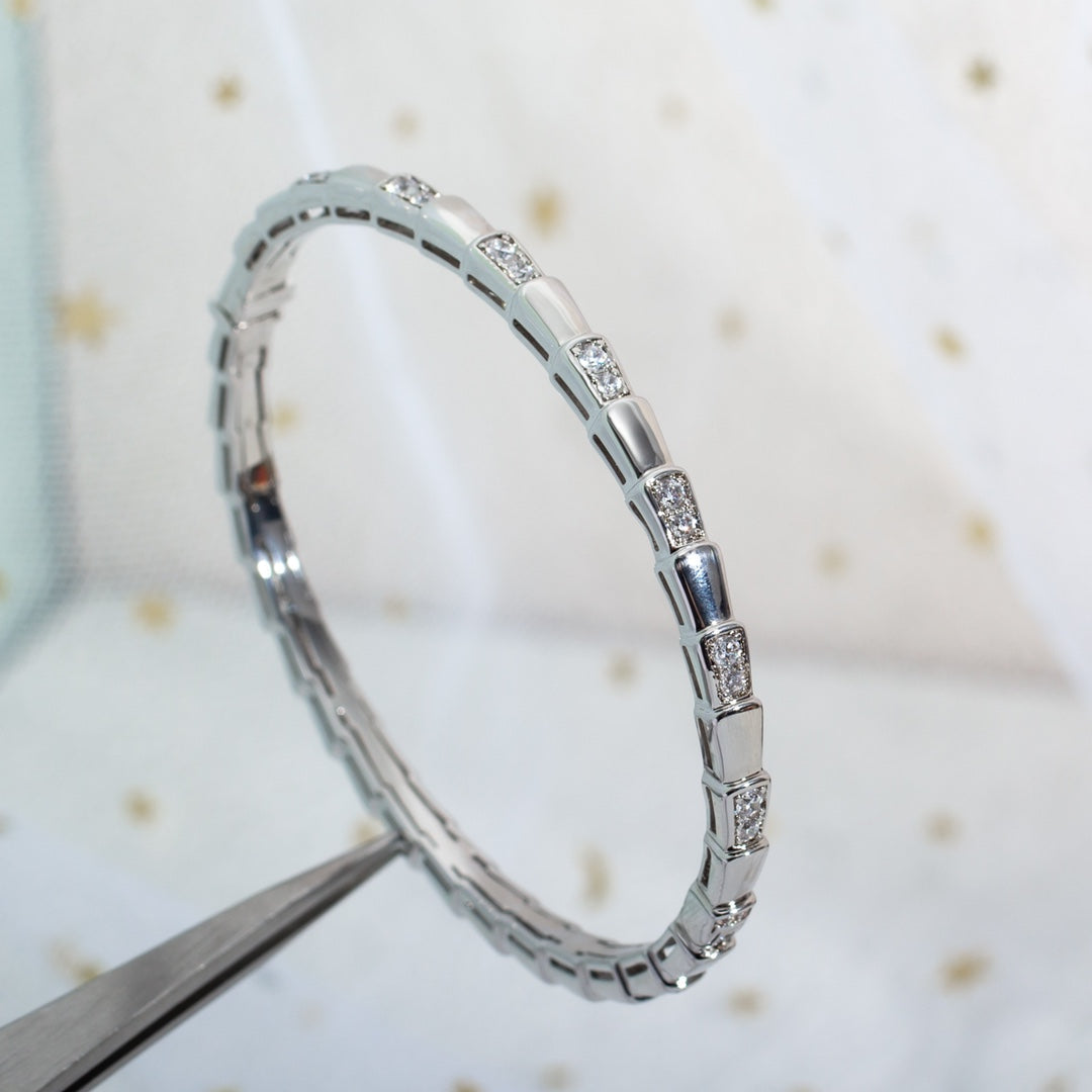 [Perla Lux]SERPENTI BRACELET SILVER DIAMOND