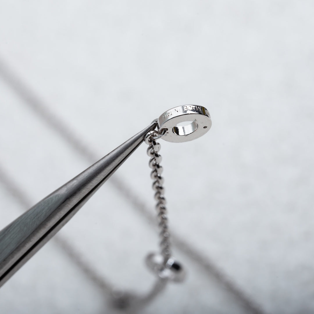 [Perla Lux]PARENTESI NECKLACE SILVER