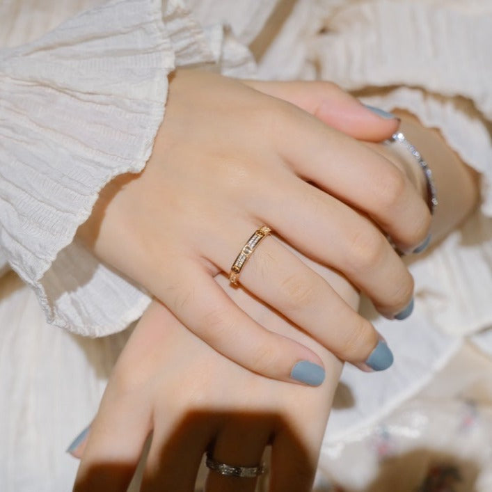 [Perla Lux]LOVE RING 2.65MM DIAMOND