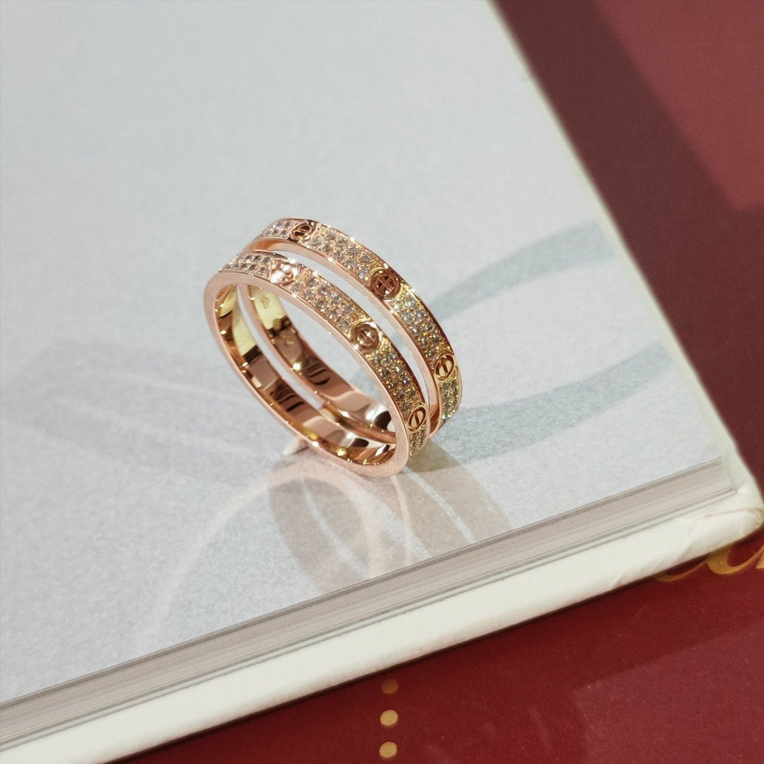 [Perla Lux]LOVE RING 2.65MM DIAMOND