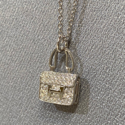 [Perla Lux]CONSTANCE PEDANT DIAMOND NECKLACE