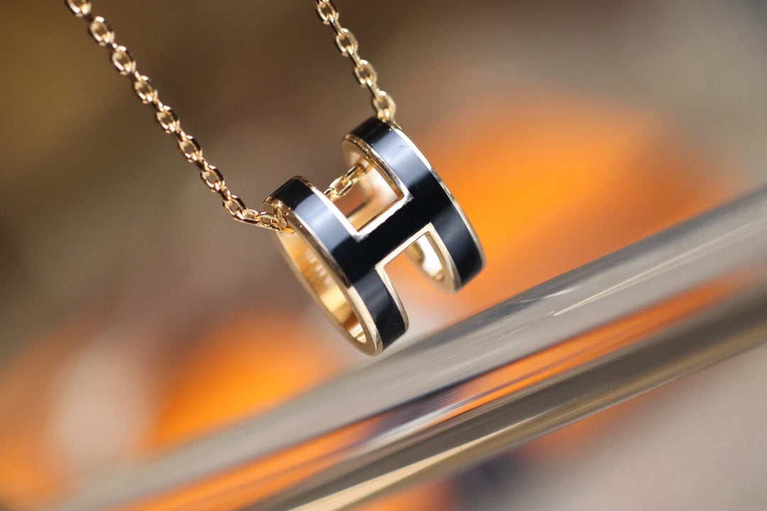 [Perla Lux]POP H PEDANT PINK GOLD
