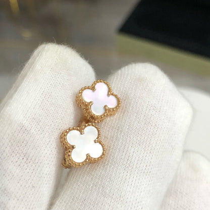 [Perla Lux]CLOVER MINI GOLD EARRINGS