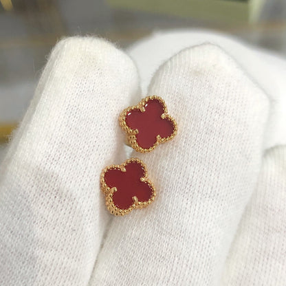 [Perla Lux]CLOVER MINI GOLD EARRINGS