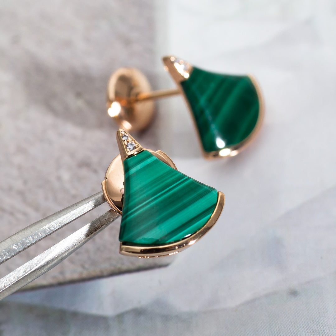 [Perla Lux]DIVAS DREAM EARRINGS PINK GOLD