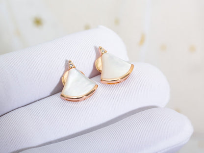 [Perla Lux]DIVAS DREAM EARRINGS PINK GOLD