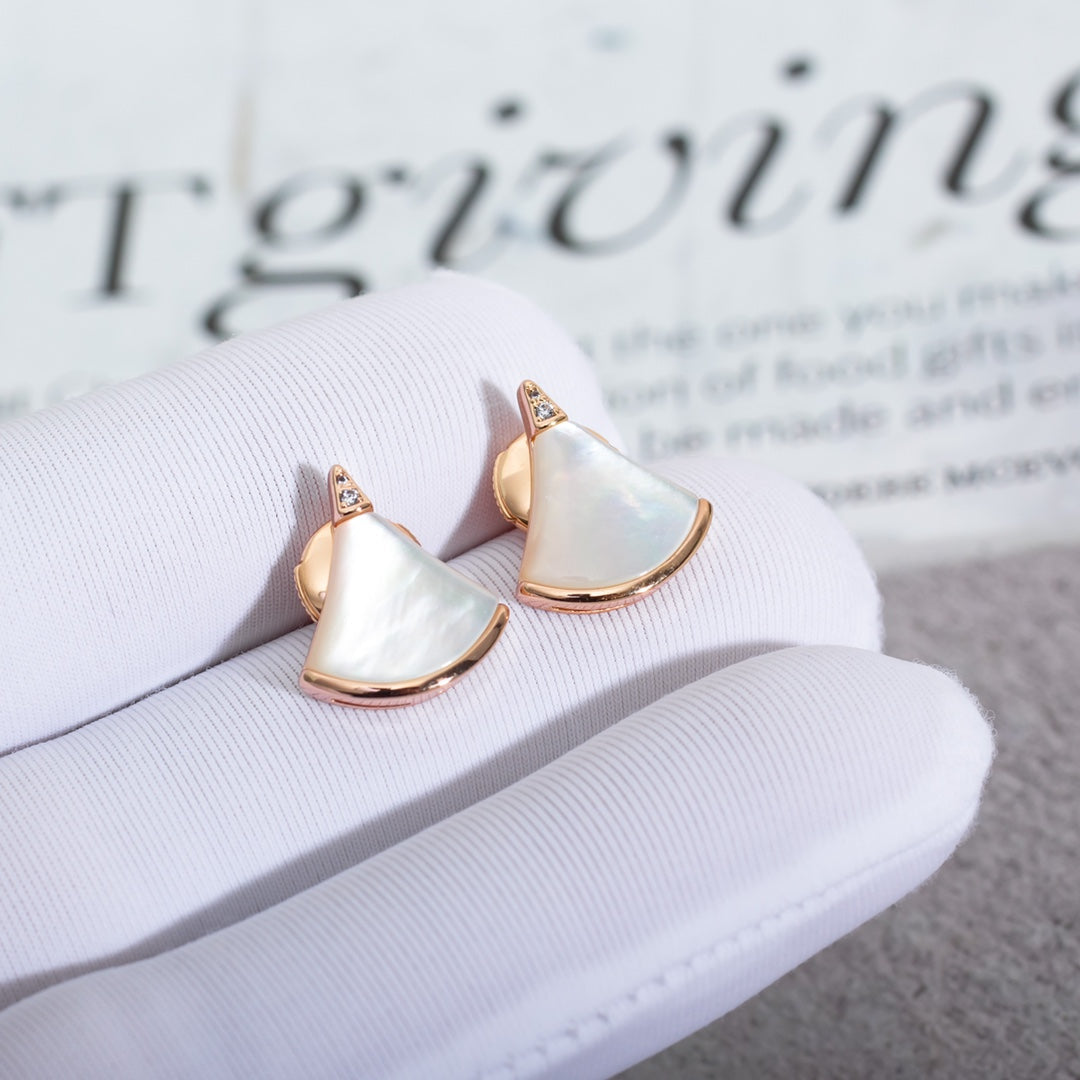 [Perla Lux]DIVAS DREAM EARRINGS PINK GOLD