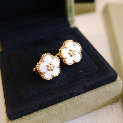 [Perla Lux]LUCKY WHITE MOP EARRINGS