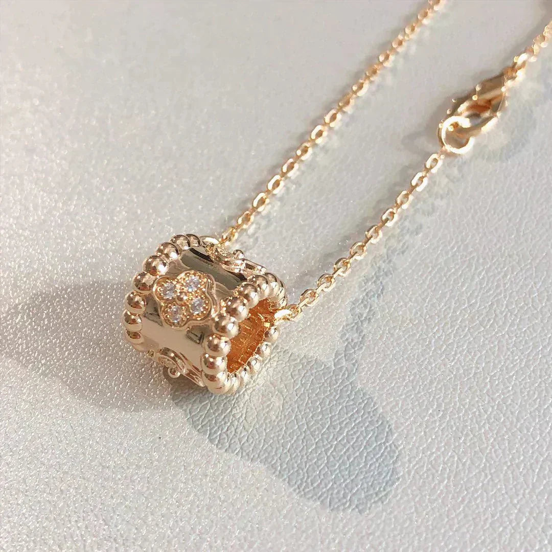 [Perla Lux]PERLEE PEDANT NECKLACE GOLD / ROSE GOLD