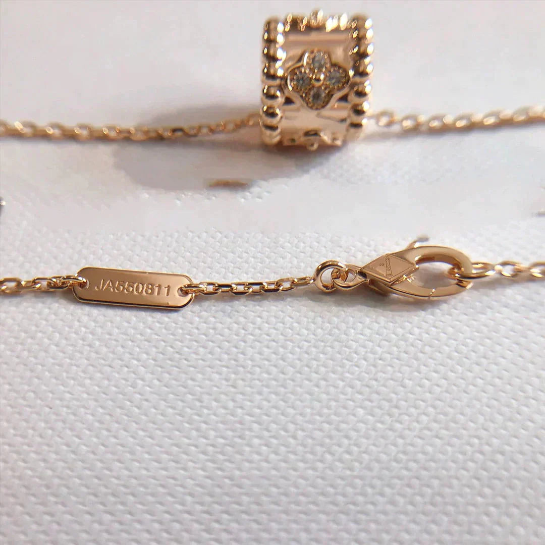[Perla Lux]PERLEE PEDANT NECKLACE GOLD / ROSE GOLD