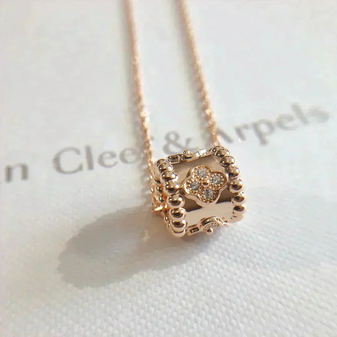 [Perla Lux]PERLEE PEDANT NECKLACE GOLD / ROSE GOLD
