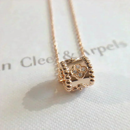 [Perla Lux]PERLEE PEDANT NECKLACE GOLD / ROSE GOLD