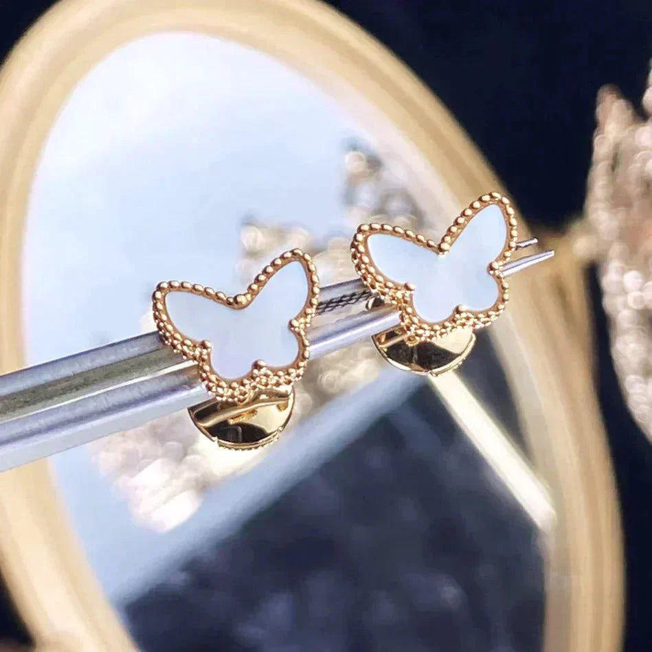 [Perla Lux]SWEET BUTTERFLY MOP EARSTUDS
