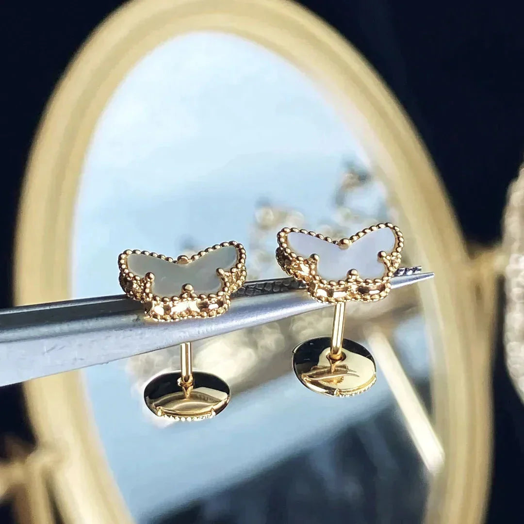 [Perla Lux]SWEET BUTTERFLY MOP EARSTUDS