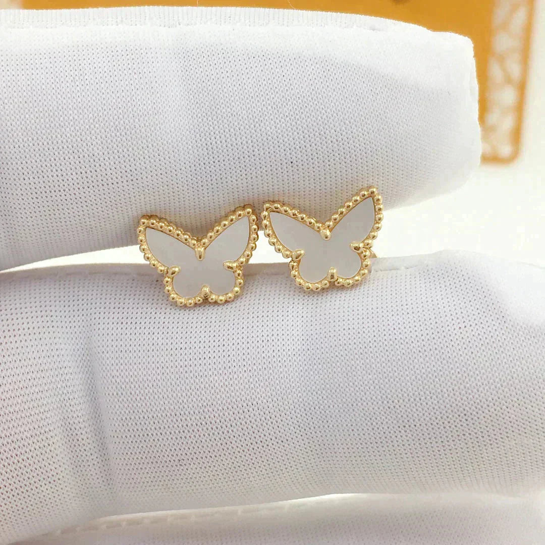 [Perla Lux]SWEET BUTTERFLY MOP EARSTUDS