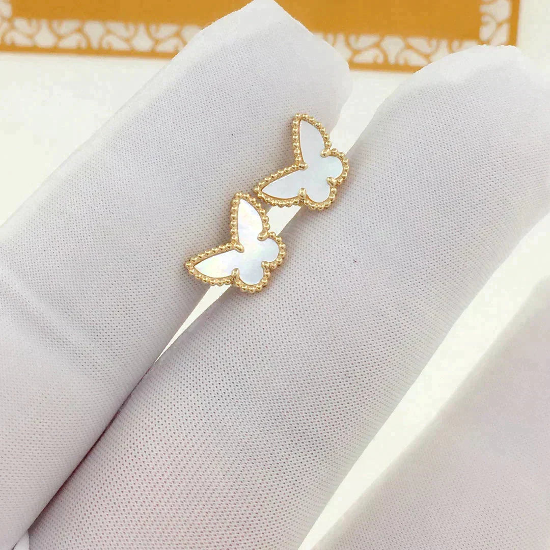 [Perla Lux]SWEET BUTTERFLY MOP EARSTUDS