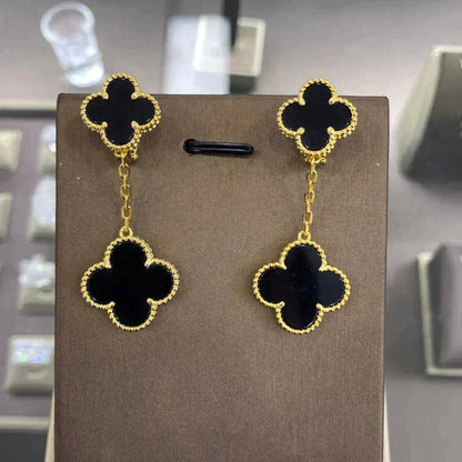 [Perla Lux]CLOVER 2 MOTIFS  EARRINGS (MULTIPLE CHOICESC